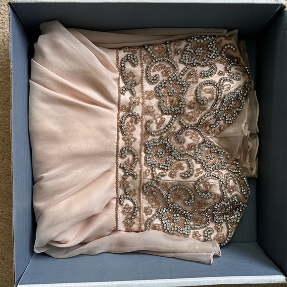 Sherri Hill Rhinestone Floral Jewel Short Dress - Picture 7 of 11